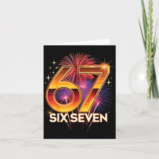 Carte 67 New Years Eve Party Pajama Shirt 6 7 Meme 67 20 (Devant)