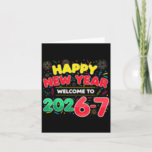Carte 67 Nouvel An, Humour Bonne Année 2026-7 Amusant