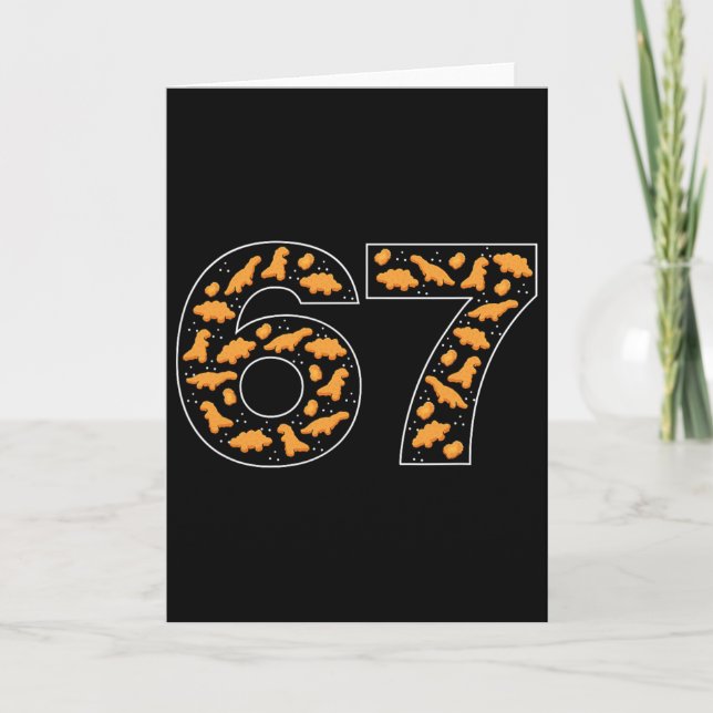 Carte 67 nuggets de poulet Six Seven  (Devant)