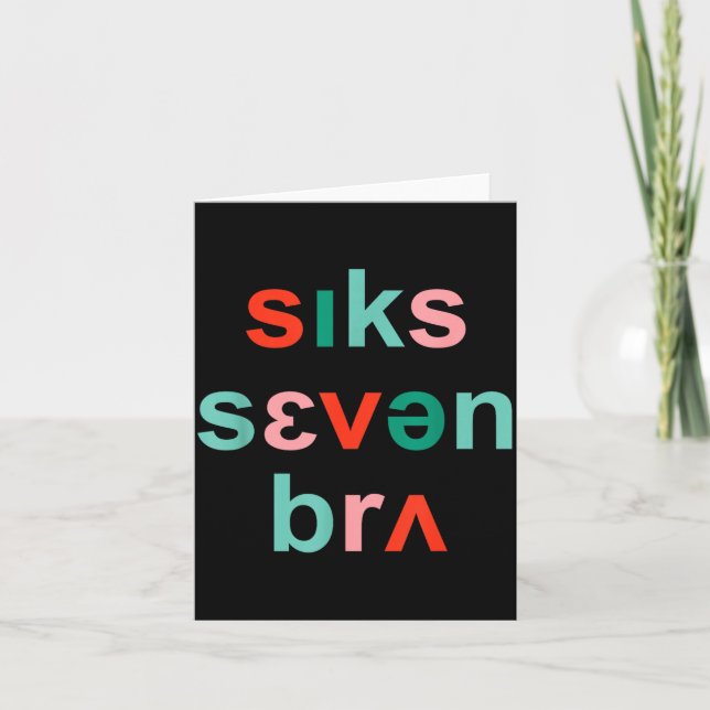 Carte 67 Orthophonie Mème Drôle Six Sept Bruh Slp Ch (Devant)