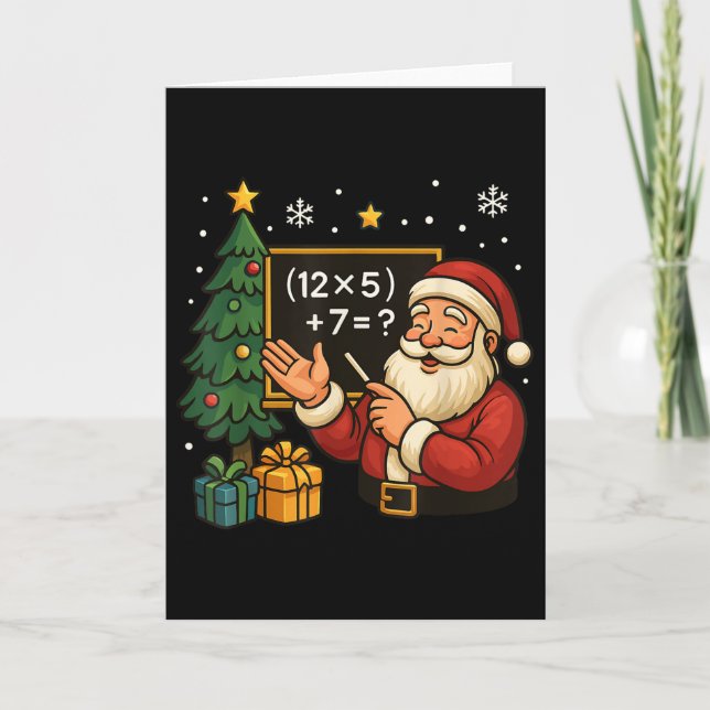 Carte 67 Prof Santa Noël Six Sept Mème Brainrot (Devant)