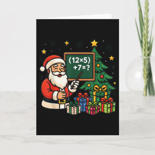 Carte 67 Prof Santa Noël Six Sept Mème Brainrot