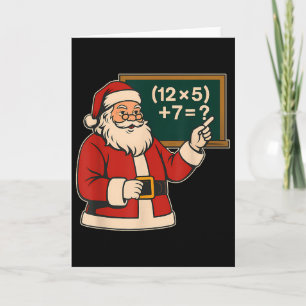 Carte 67 Professeur Noël Santa Six Sept Mème Brainrot