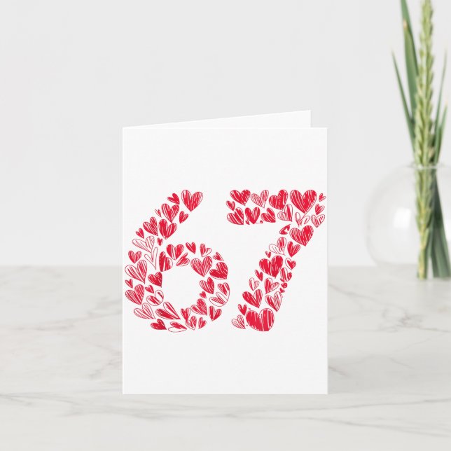 Carte 67 Saint-Valentin Cœur 67 – Viral Saint-Valentin 6 (Devant)