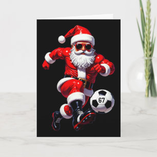Carte 67 Santa du Foot Six Sept Mème Noël Sport Hommes