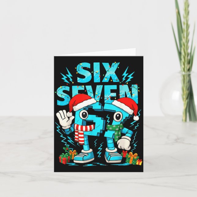 Carte 67 Six Seven 6-7 - Funny Italian Brainrot Kids Gam (Devant)