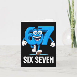 Carte 67 Six Seven Drôle Italien Brainrot Enfants Gaming