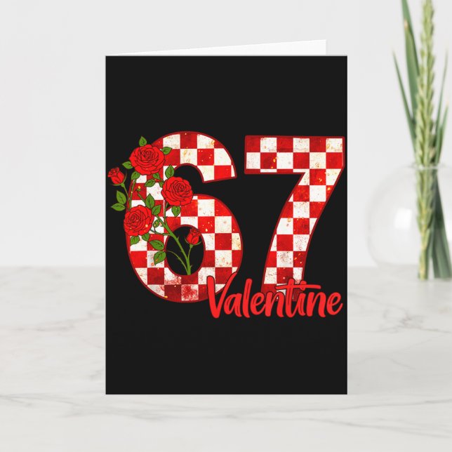 Carte 67 Six Seven For Kids Women Boys Girls Men Valenti (Devant)