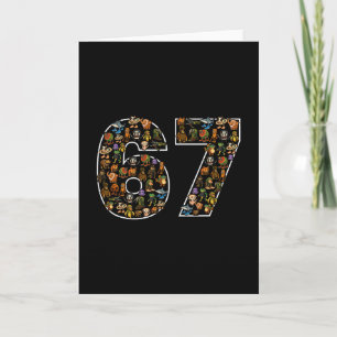 Carte 67 Six Seven Italien Brainrot Gen Alpha Mème