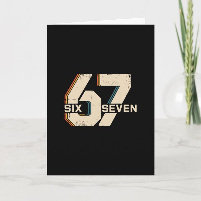 Carte 67 Six Seven Mème 1  (Devant)