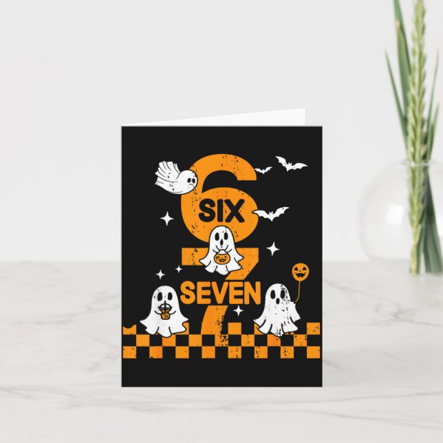 Carte 67 Six Seven Meme 6 7 Couple Matching Halloween Co (Devant)