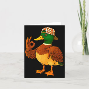 Carte 67 Six Seven Mème Camo Canard Colvert Chasse Garço