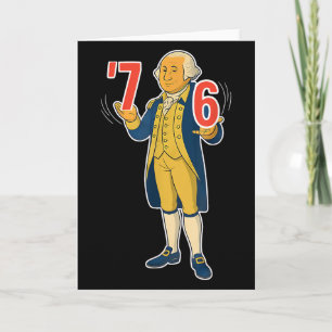 Carte 67 Six Seven Mème drôle de George Washington