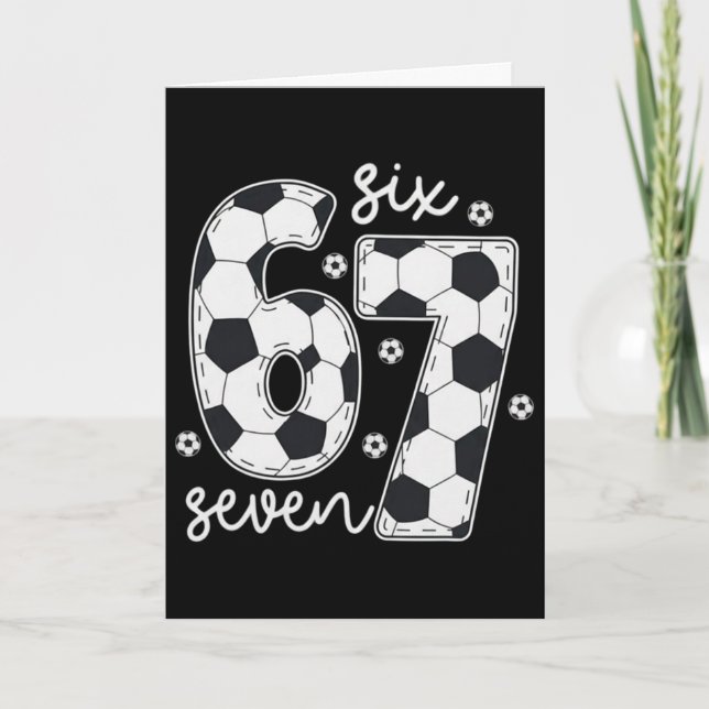 Carte 67 Soccer Six Seven 6 7 Meme 67 _2  (Devant)