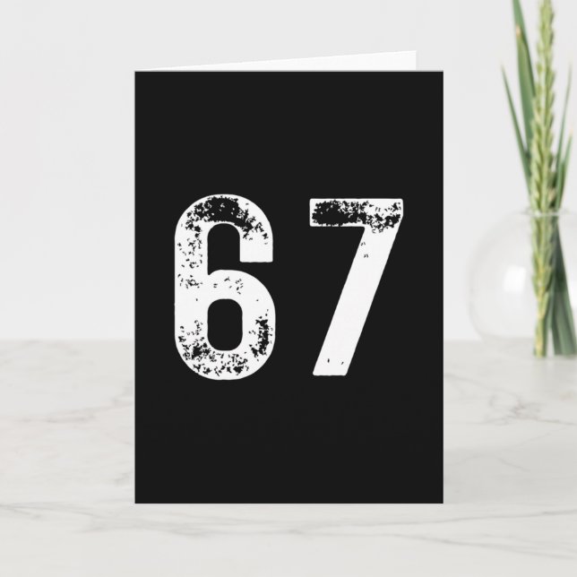 Carte 67 - Sweatshirt à capuche drôle  (Devant)