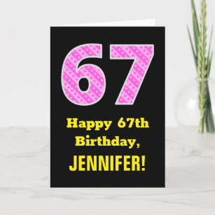 Cartes 67 Ans D Anniversaire Zazzle Fr