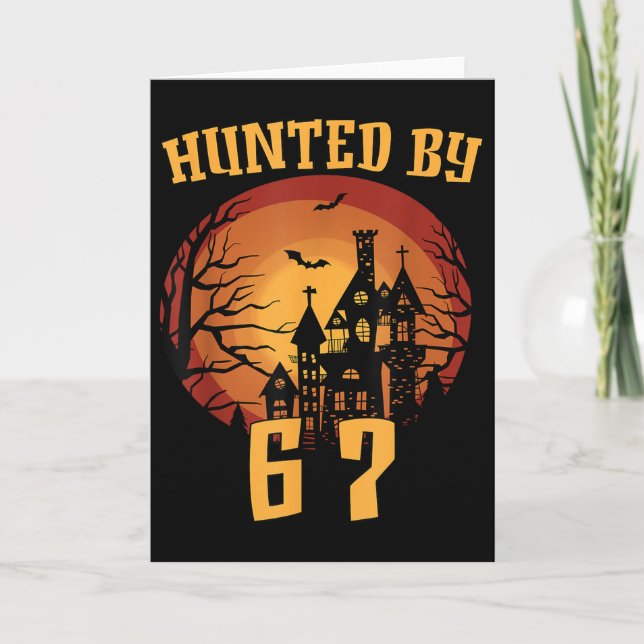 Carte 6 7 Halloween 67 Mème Six Sept Génération Alpha en (Devant)