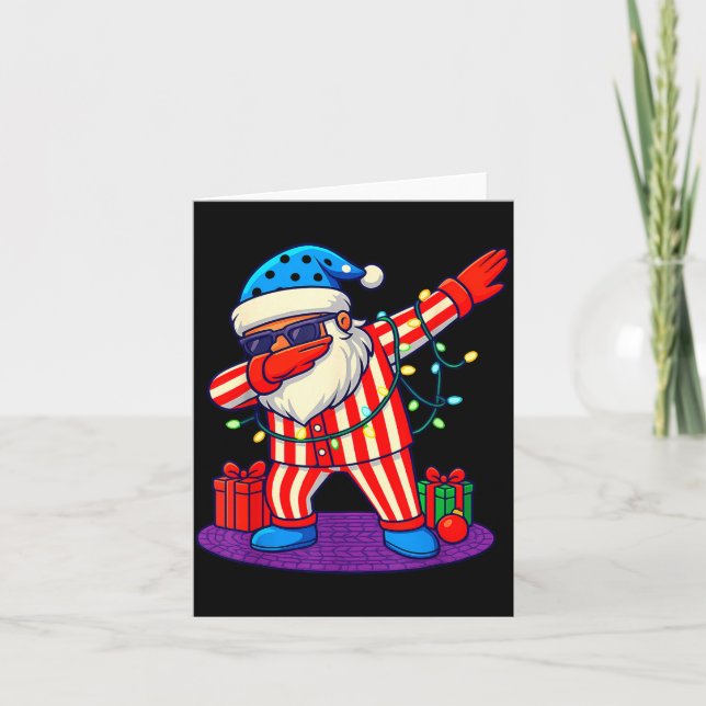 Carte 6-7 Meme Santa Dab 67 Christmas Brain Rot Funny Bo (Devant)