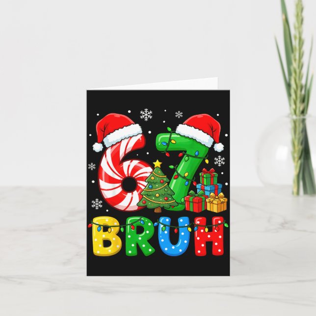 Carte 6 7 Pajamas Six Seven Matching Ugly Christmas 67 G (Devant)