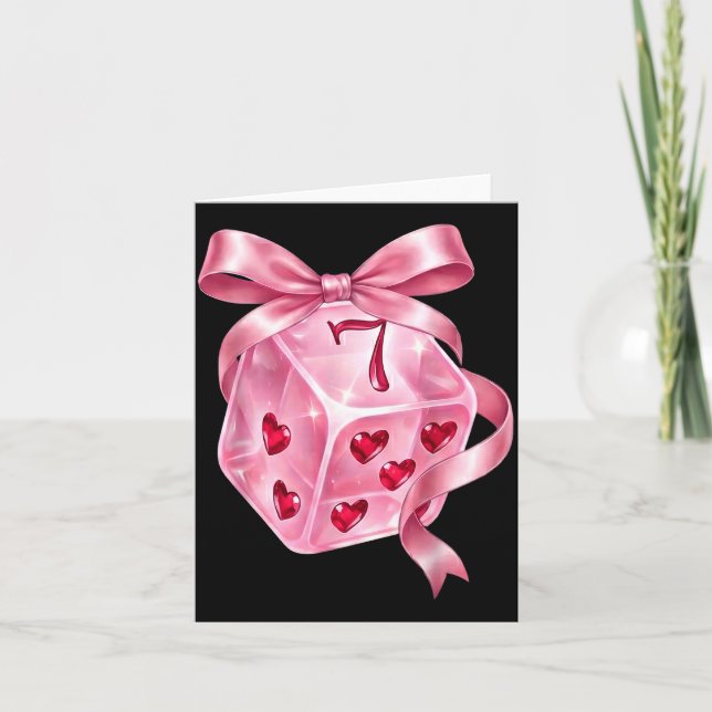Carte 6 7 Preppy Valentine Y2k Funny Coquette Nk Dice Bo (Devant)
