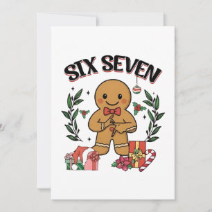 Carte 6 7 Six Seven Main Génération Z Alpha Pain d'épice