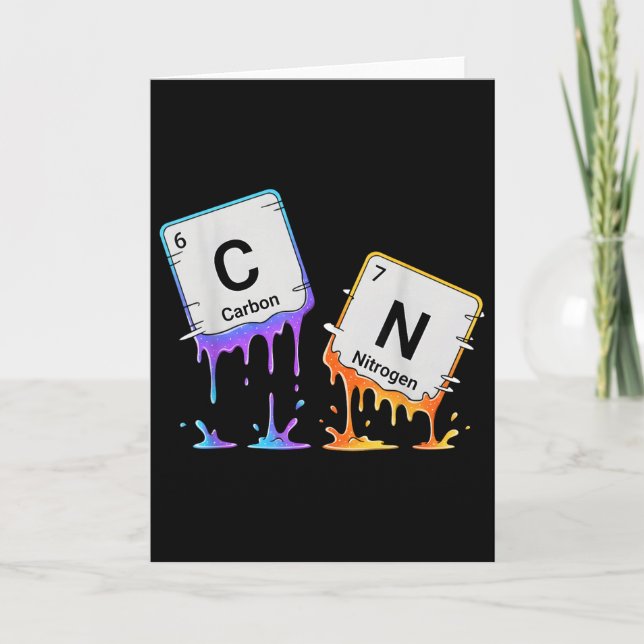 Carte 6 7 Tableau Périodique Mème Science Chimie Nerd Hu (Devant)