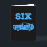 Carte 6 ans 6e anniversaire Boy Muscle Voiture<br><div class="desc">Le 6e anniversaire de 6 ans Boy Gift Muscle Car! Pour fils,  neveu,  petit-fils et enfants ! Une chemise de 6e anniversaire,  un cadeau de 6e anniversaire,  6 ans,  un cadeau de 6e anniversaire ou une fête d'anniversaire de voiture !</div>