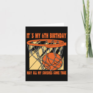 Carte 6 ans Joyeux 6e anniversaire Bysketbyll 6e anniver