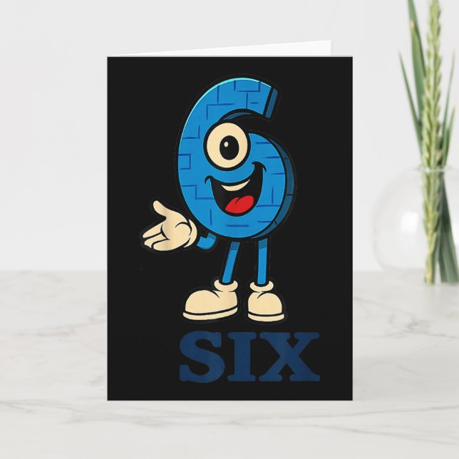 Carte 6 Brainrot 67 Six Seven 6 7 Mème Personnalisé  (Devant)