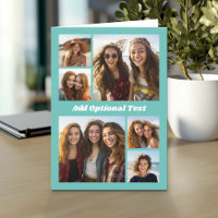 6 Collage de photos Texte facultatif — PEUT Modifi