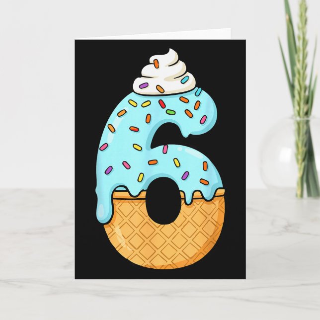 Carte #6 Jersey Uniform Drip Teen Slang, Funny Ice Cream (Devant)