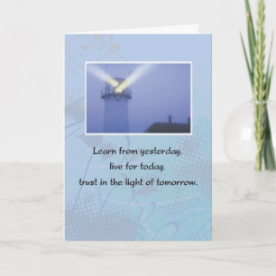 Carte 6 mois Anniversaire pour 12 étapes de récupération