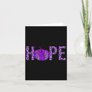Carte 6yo8 Purple Ribbon Heimerheimer Mois de sensibilis