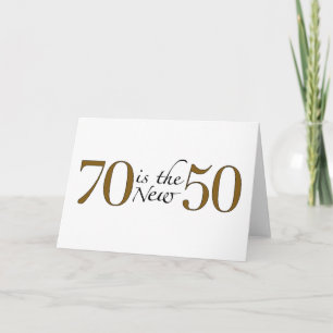 Carte 70 Ans C'est Le Nouveau 50