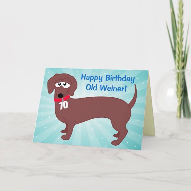 Carte 70 ans Weiner (Devant)