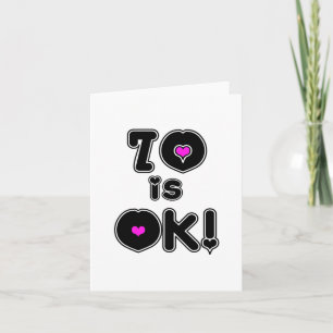 Carte 70 est OK Anniversaire