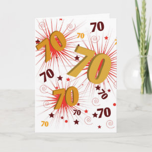 Carte 70e anniversaire