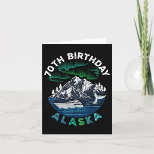 Carte 70e anniversaire Alaska North Lights Family Cruise