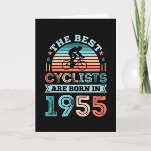 Carte 70e anniversaire de vélo cadeau Meilleur cycliste 