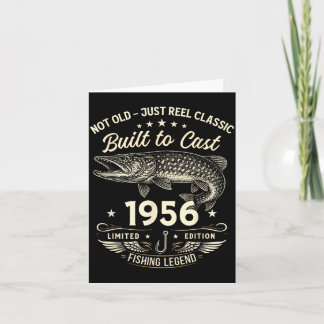 Carte 70th Birthday Fishing Gift Men Original 1956 Lied