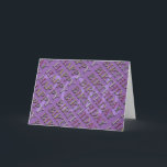 Carte 70th Birthday Greeting with letters en relief 2<br><div class="desc">Happy birthday with letters in faux-relief (printed image) and drop shadow. Only number (70th) and color background (purple) are customizable.</div>