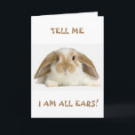 Carte **70th** BIRTHDAY HUMOR FROM *FUNNY BUNNY" Card<br><div class="desc">THANKS FOR STOPPING BY ONE OF MY EIGHT STORES. THIS CARD IS SO CUTE FOR THAT CERTAIN PERSON IN YOUR LIFE WHO IS TURNING "70" AND THANKS FOR STOPPING BY 1 OF MY 8 STORES!!! (CHANGE THE AGE IF YOU NEED TO & I HAVE MORE AT THIS STORE)</div>