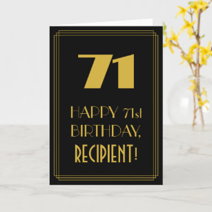 Cartes 71 Ans D Anniversaire Zazzle Fr