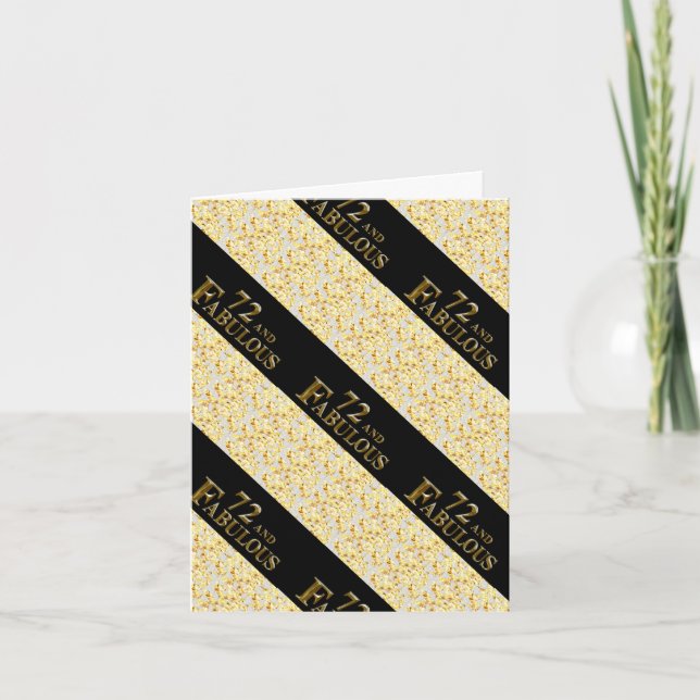 Carte 72e anniversaire  (Devant)