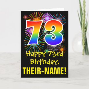 Cartes 73 Ans D Anniversaire Zazzle Fr