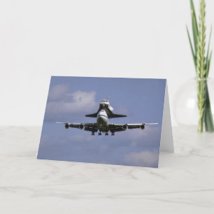 Carte 747 et navette arrivant, air d'International