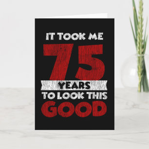 Carte 75 ans Joyeux Anniversaire Me Fait Paraître Beau 7