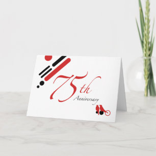 Carte 75e anniversaire (mod oiseaux)