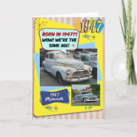 75th Birthday! Wow, same age as this 1947 DeSoto!