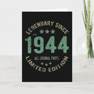 Carte 77 ans Légende Anniversaire 77e anniversaire